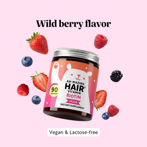 Biotin Gummies for Hair Growth, Skin & Nails