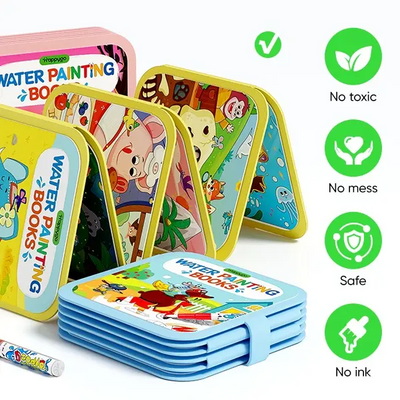 Water Coloring Doodle Books